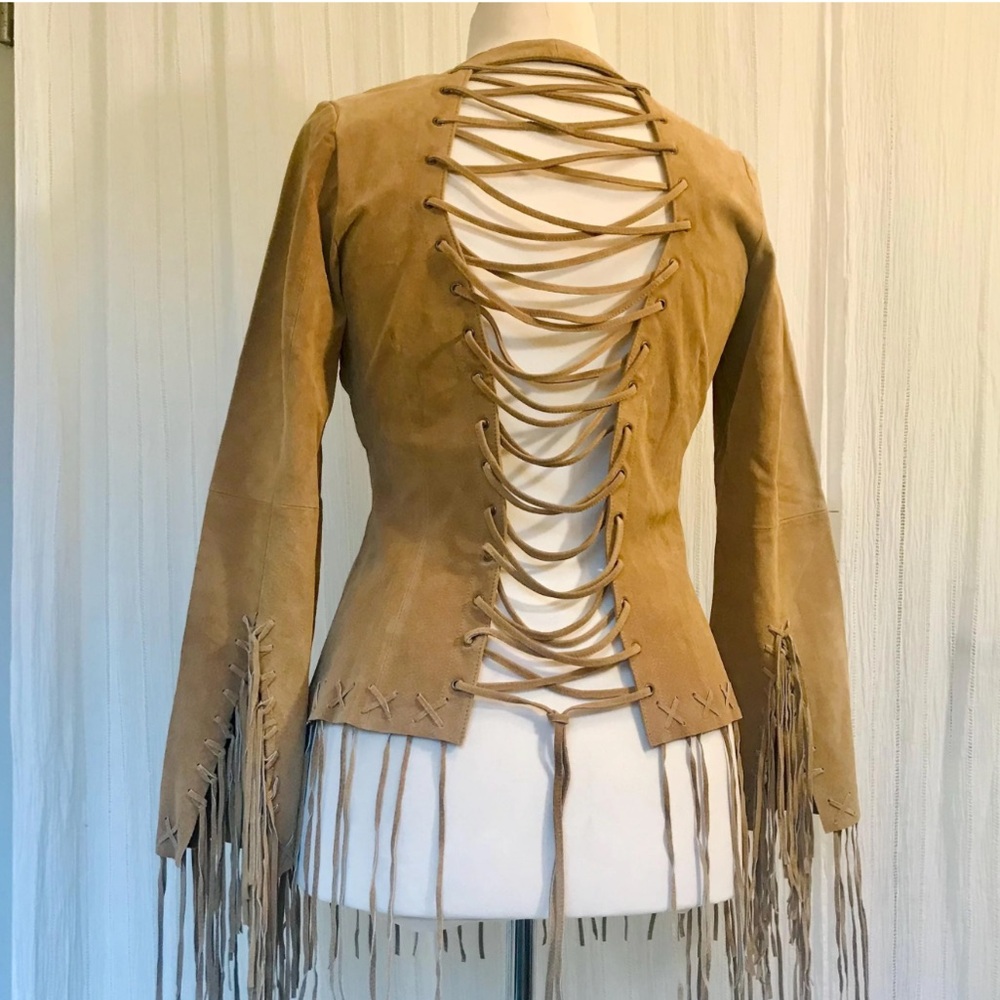 ISO!!! this suede fringe jacket